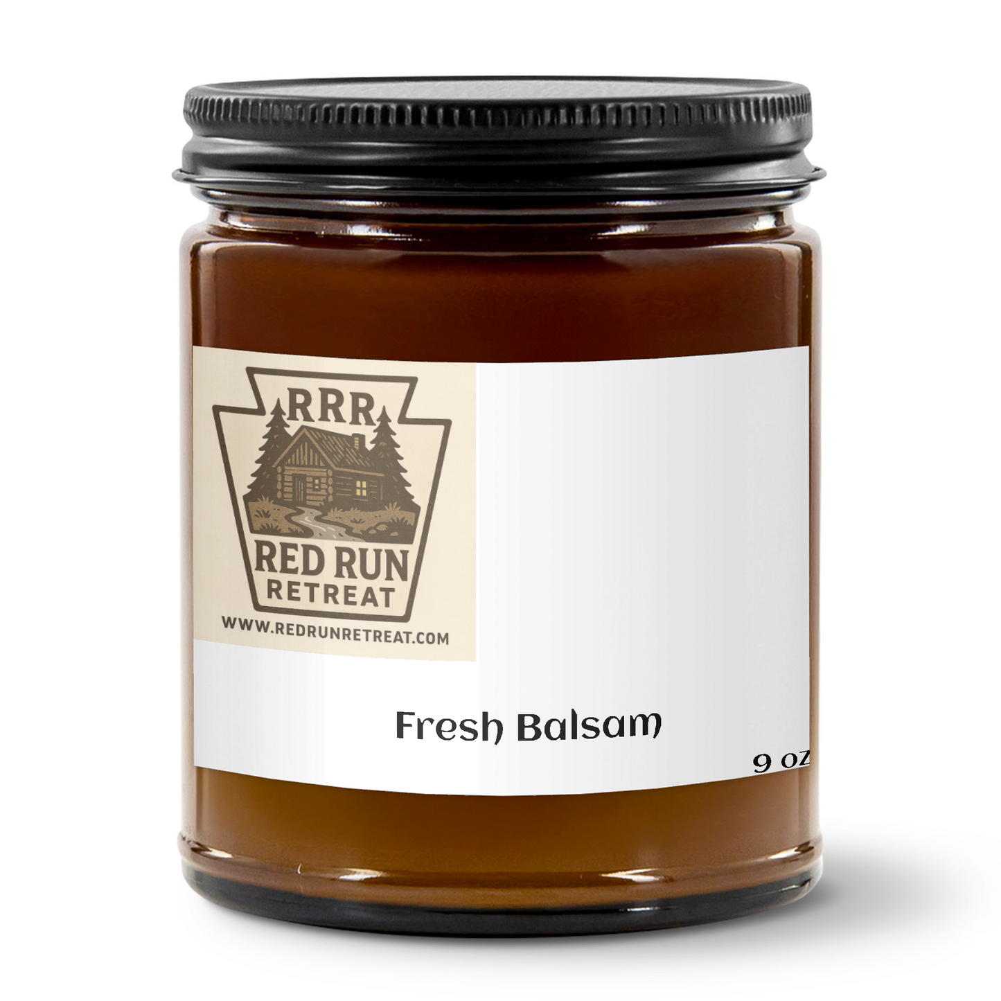 Fresh Balsam 9oz Amber Jar Candle